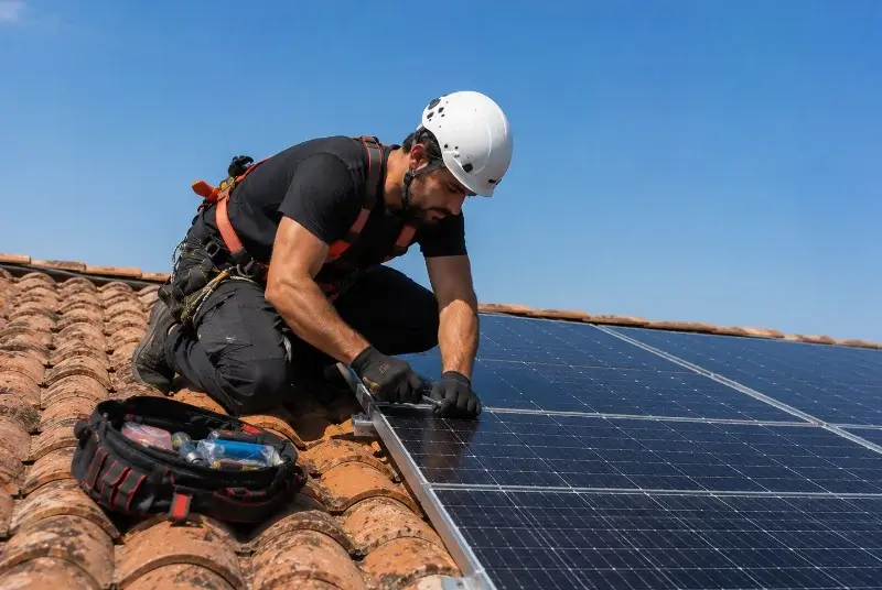 Maintenance et monitoring de panneaux solaires à Carpentras
